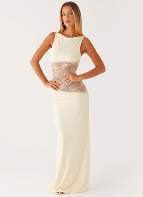 Blue Sky Lucinda Maxi Dress - Yellow