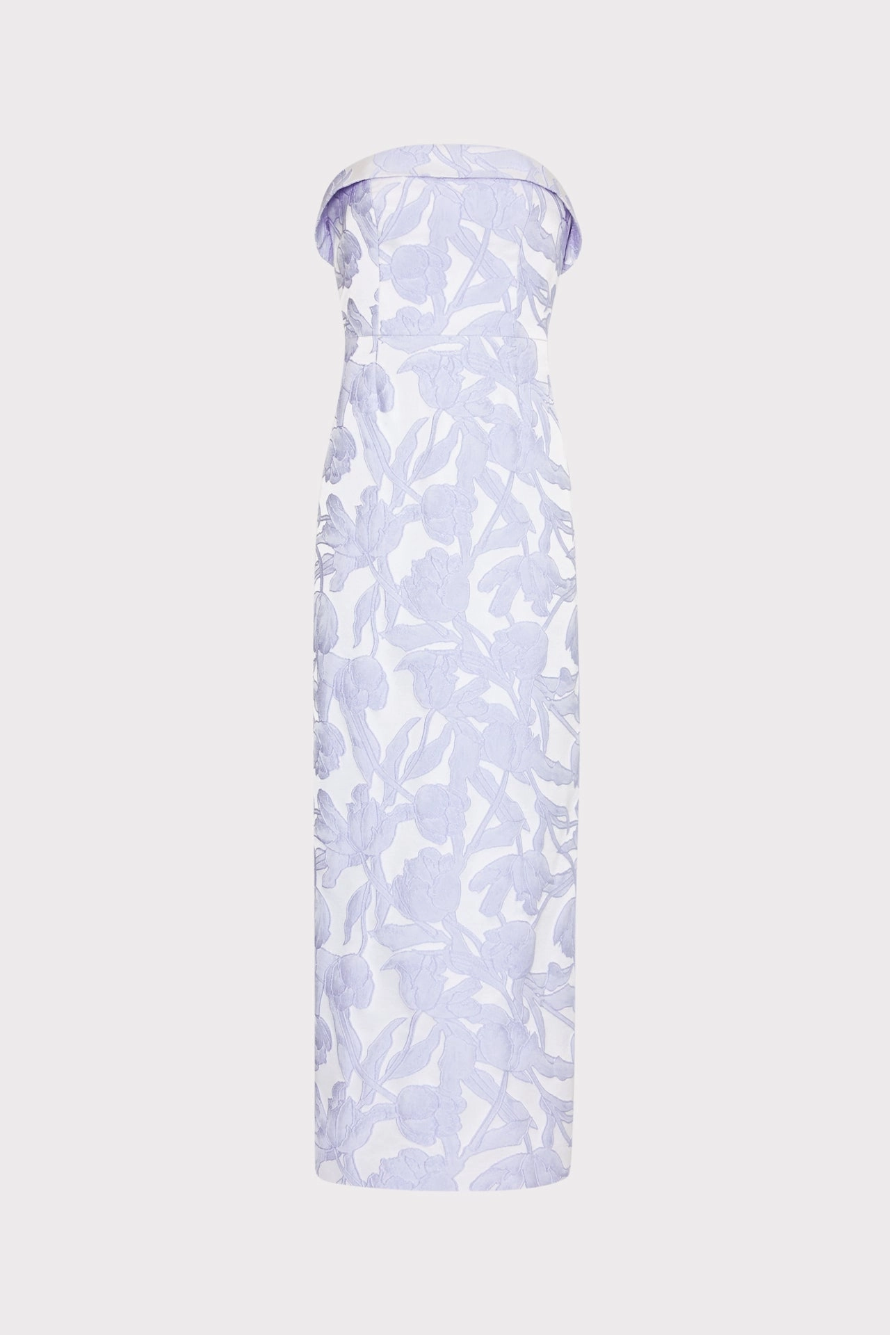 Flattering Shape Wear Maternity-Fit Tulip Jacquard Strapless Dress