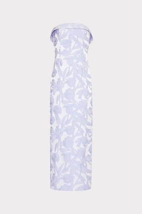 Tulip Jacquard Strapless Dress Fit Clean TemperatureRegulatingFabric