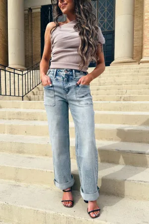 Sporty Comfort Anti Pilling Finish Front & Center Jeans