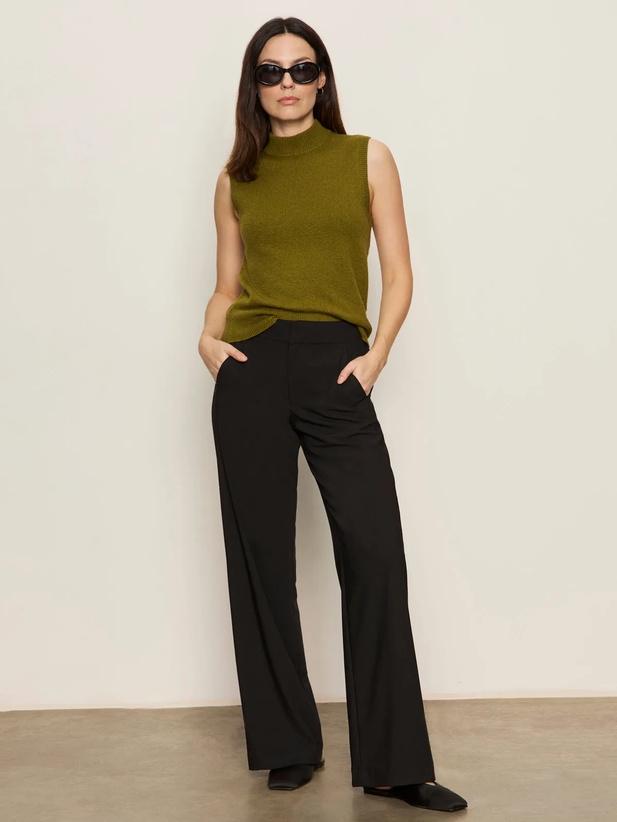 Modern Gab Trouser Black SoftCottonBlend