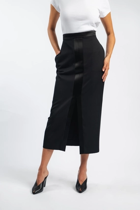 Seamless construction Tuxedo Skirt