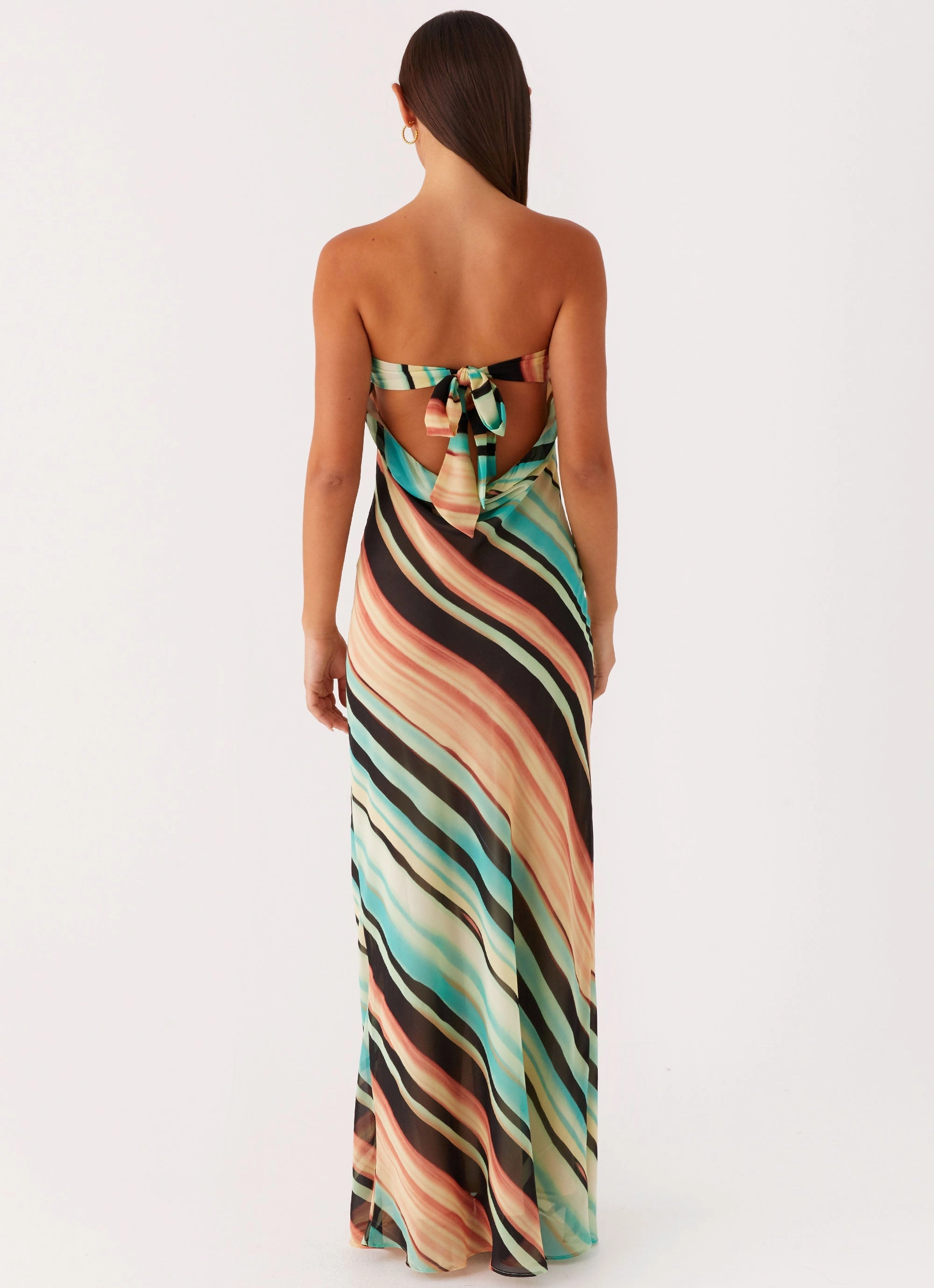Como Maxi Dress - Stripe Dressy Glow Modern-style