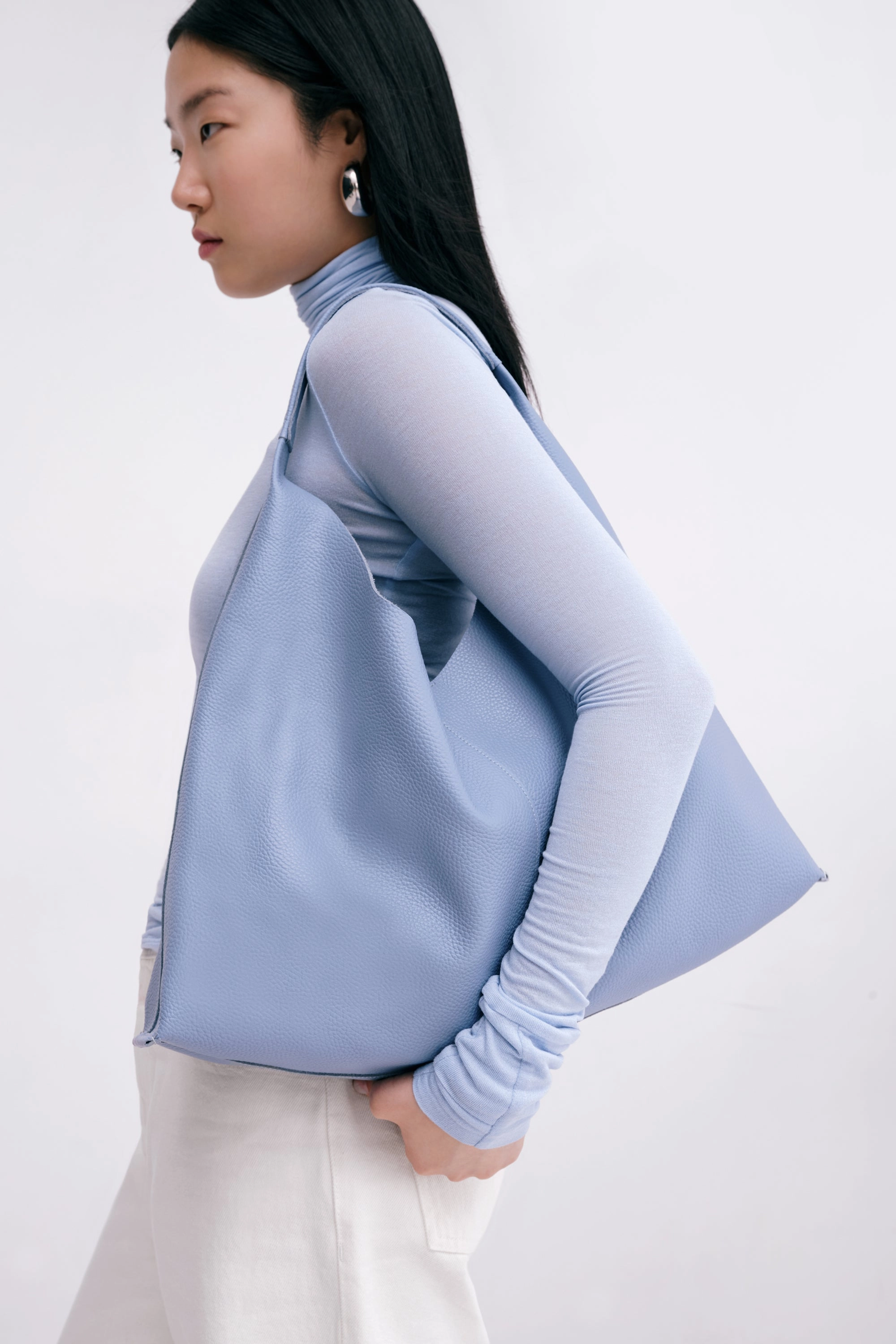 Midi Kelly Tote DoubleStitchedHem