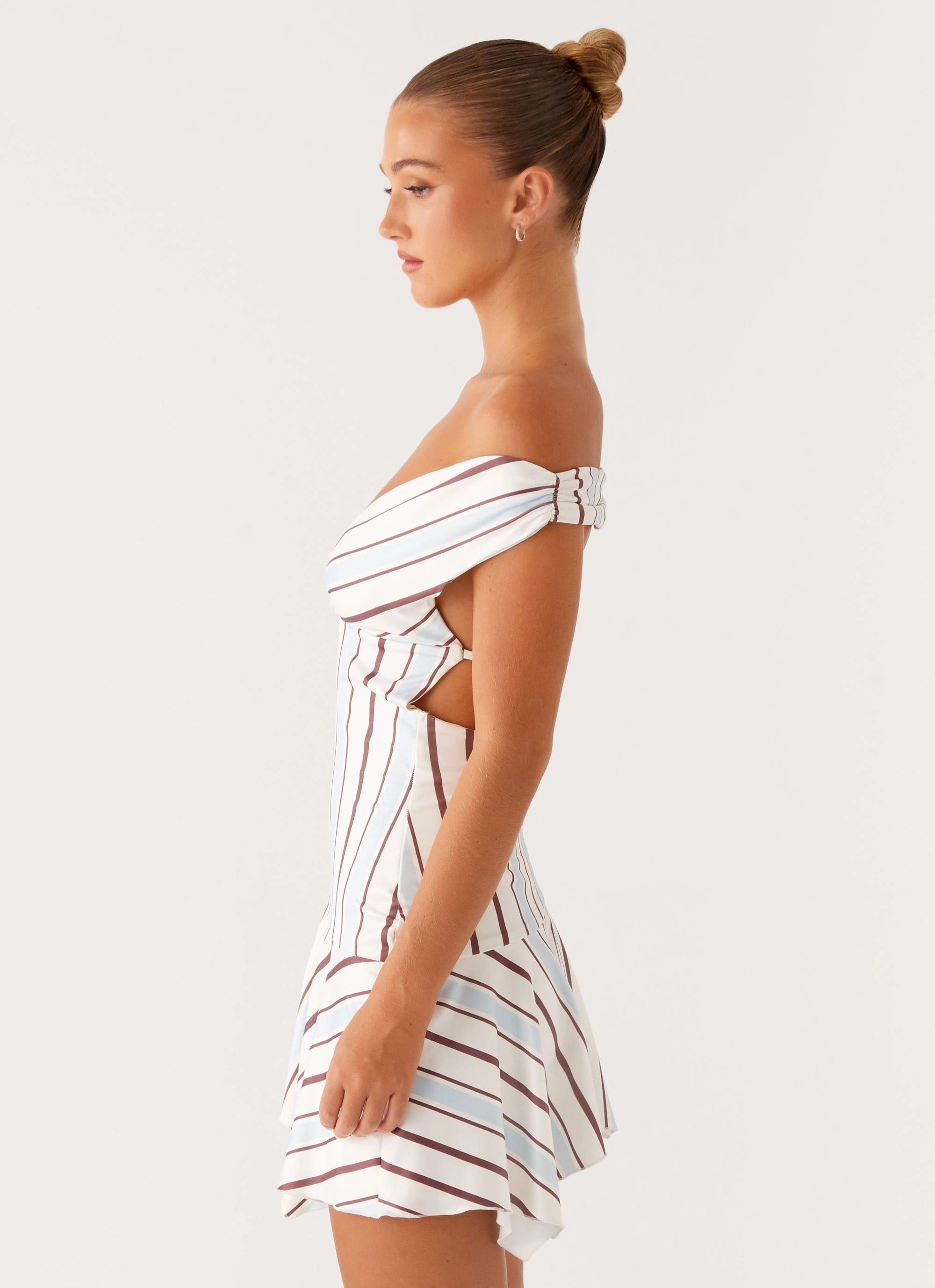 Handmade Item Kirby Mini Dress - Blue Stripe