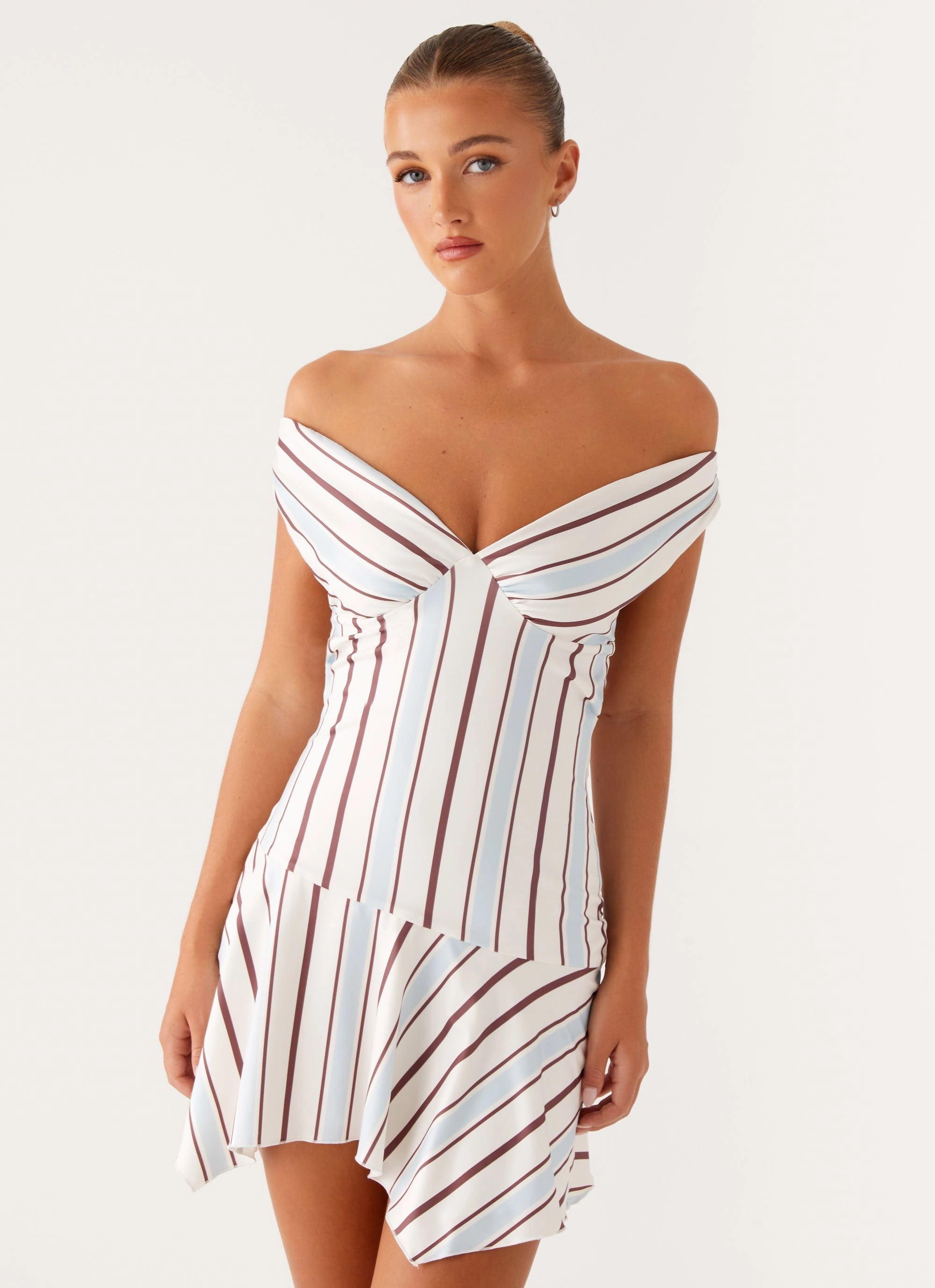 Contemporary Brand Kirby Mini Dress - Blue Stripe