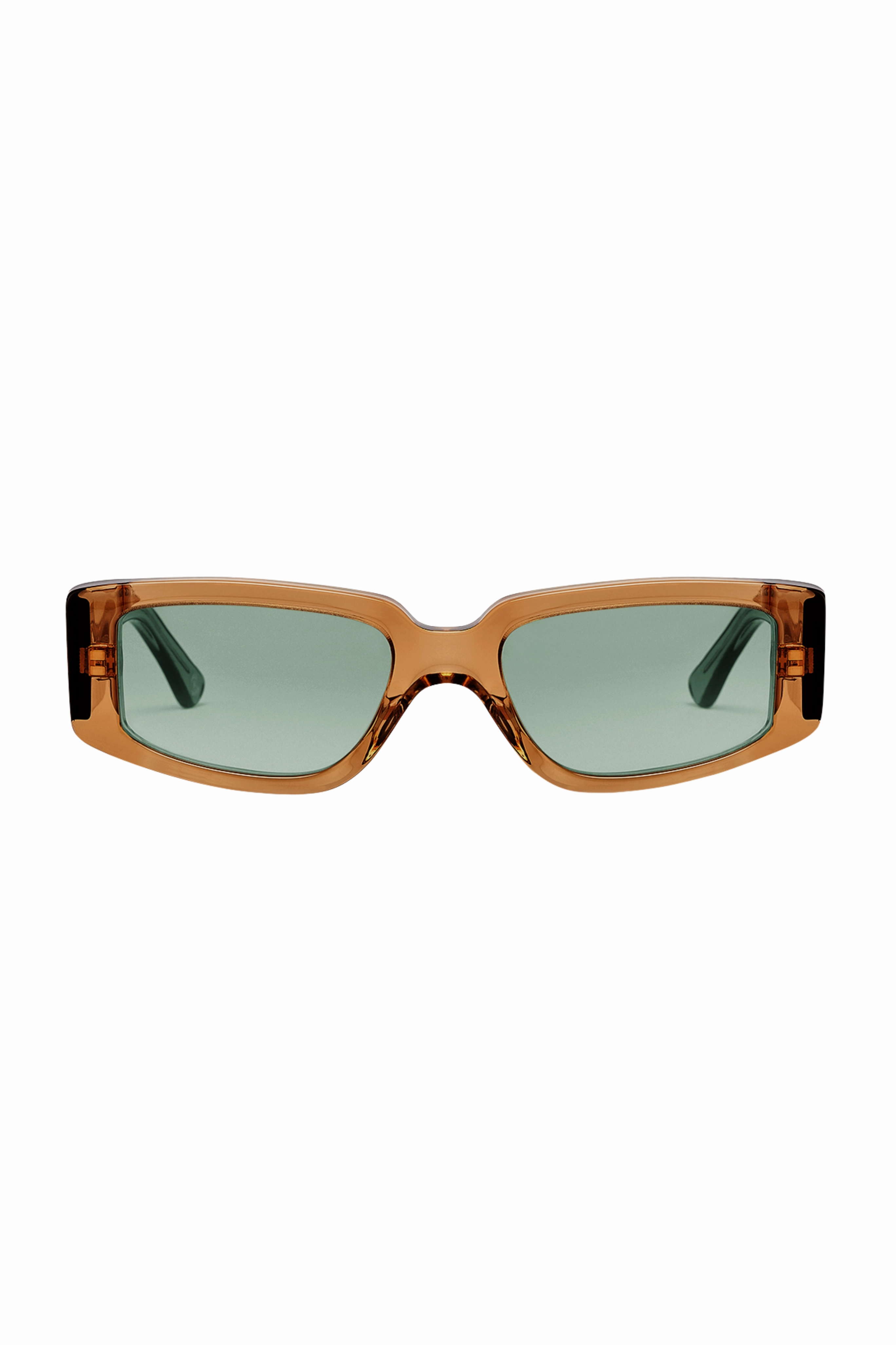 Concept 2 Sunglasses in Crystal Brown DoubleStitched Construction