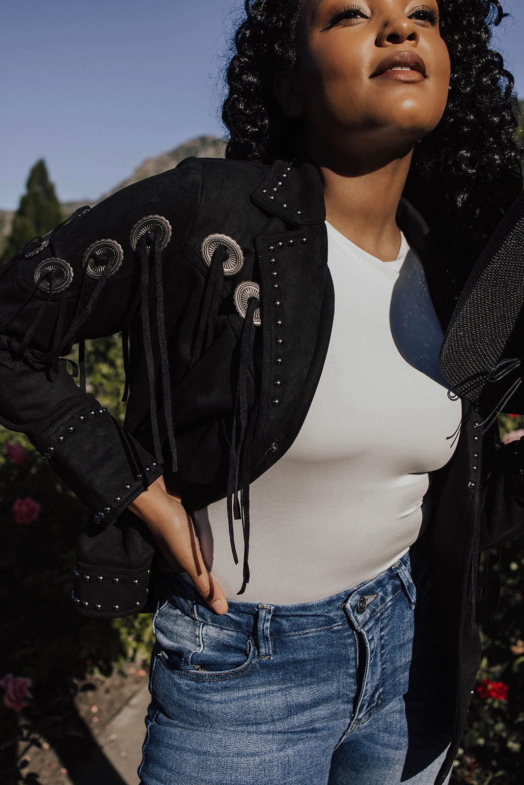Callie Fringed Western Jacket - FINAL SALE NonIrritating Stitching