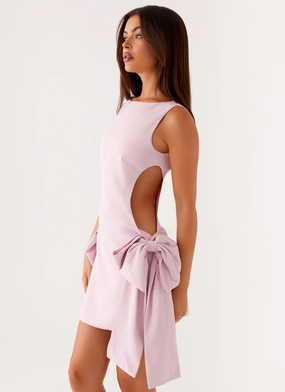 Outfit Moodboard Cultural Heritage Rhodes Bow Mini Dress - Pink