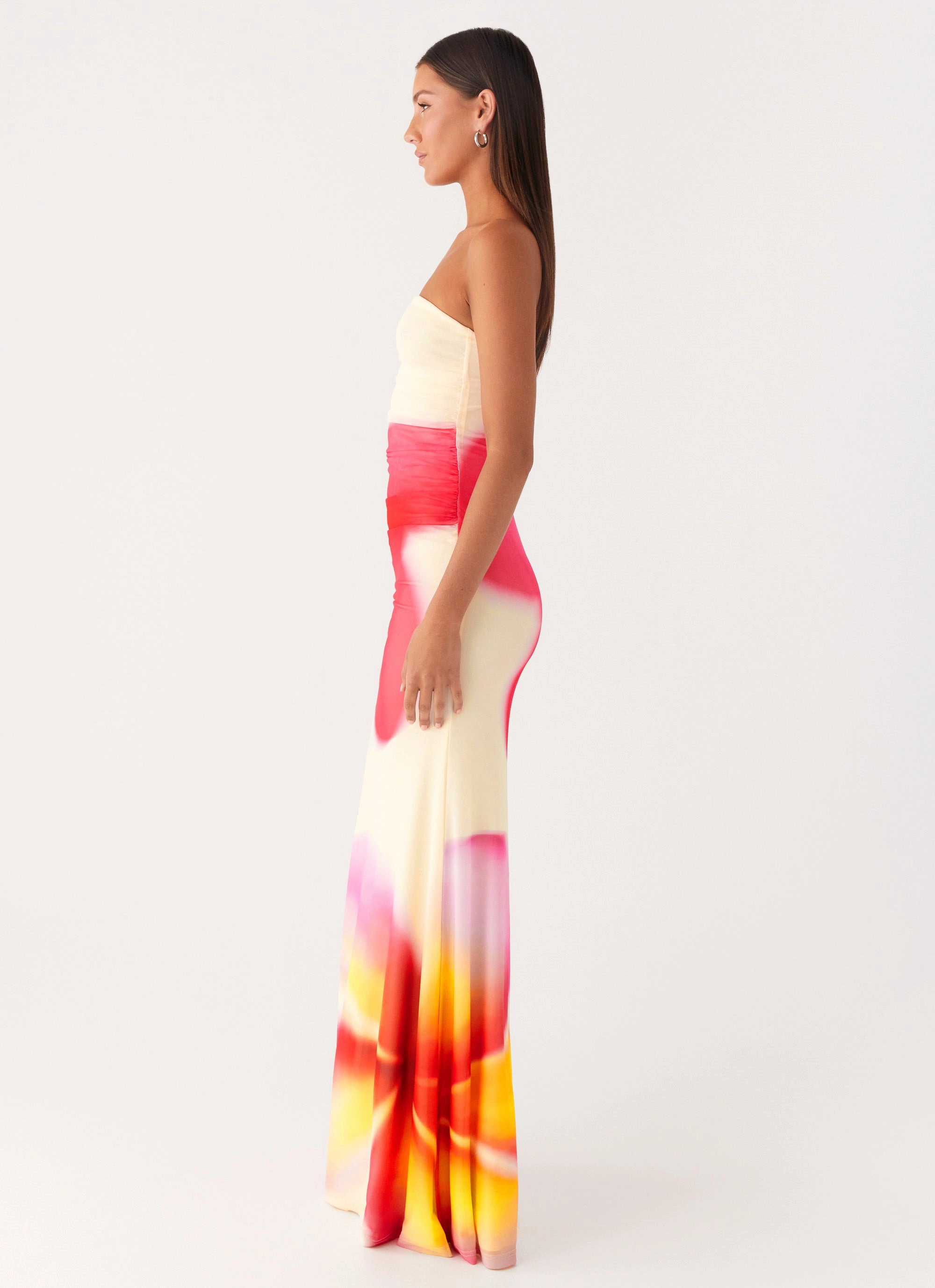Effortless Fit Iroha Strapless Maxi Dress - Frangipani Yellow