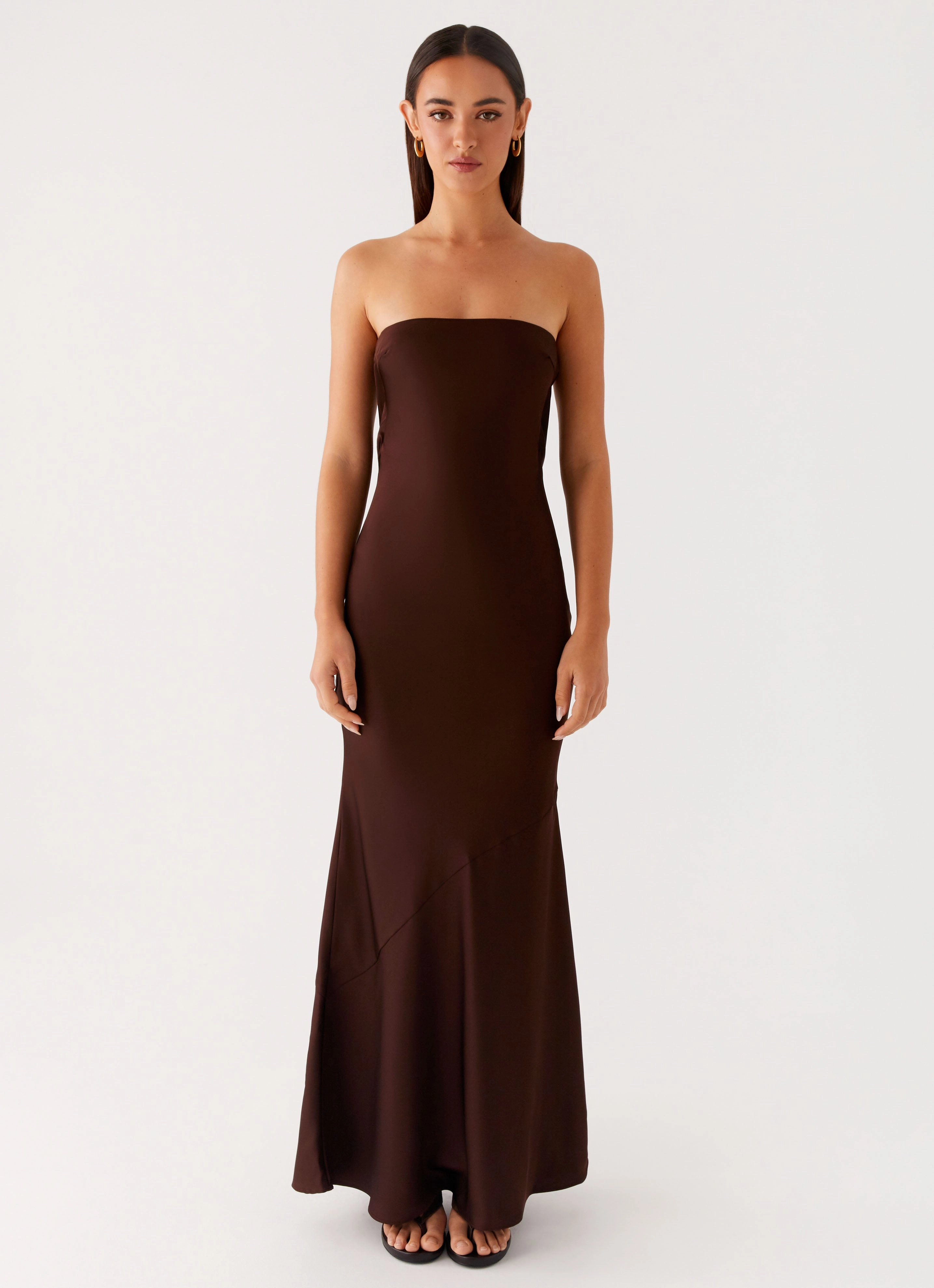 Endless Nights Maxi Dress - Chocolate Relaxed Movement