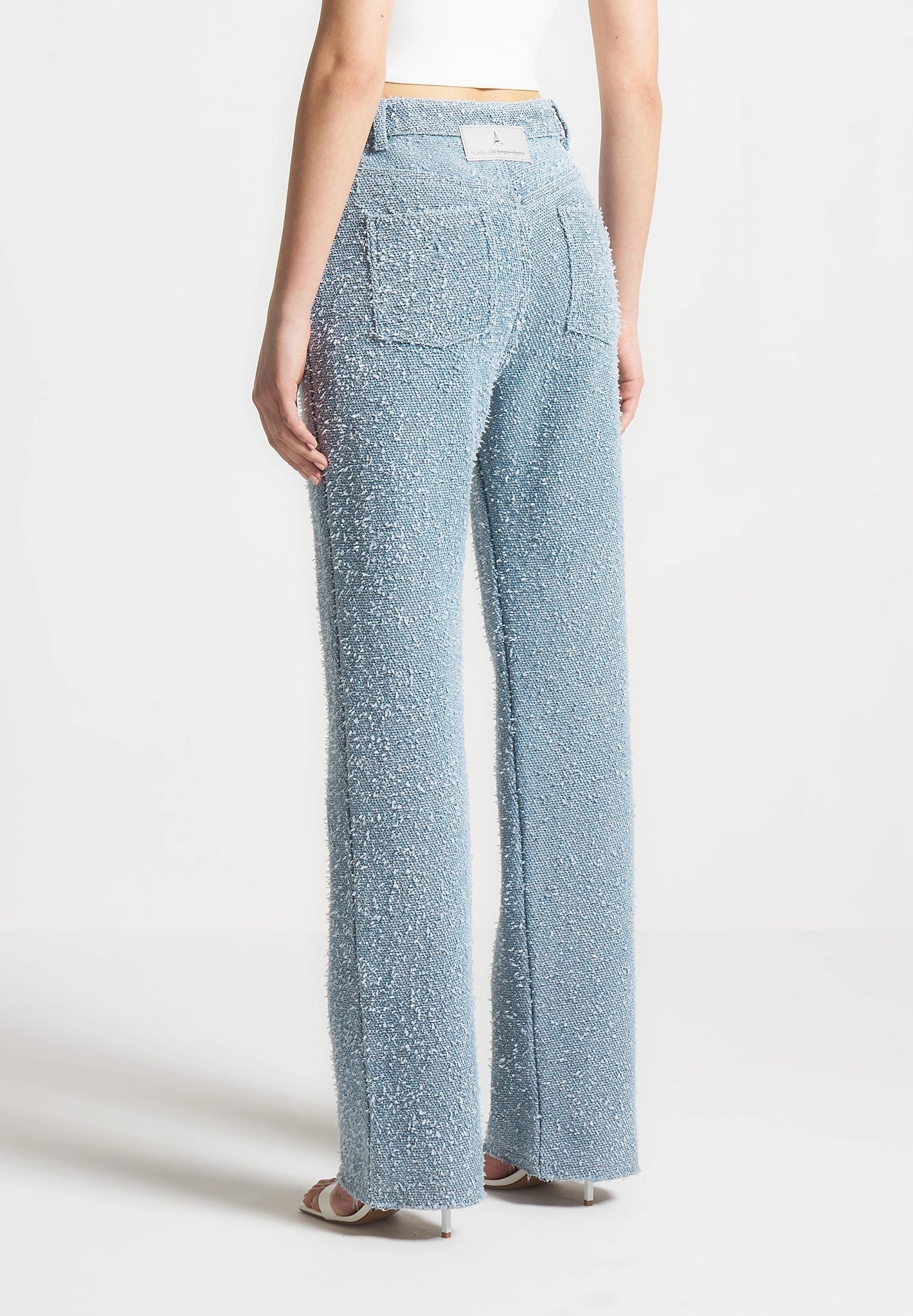 Festival Outfit Affordable Sunny Vibes All Round Fit Sara - Boucle Straight Leg Jeans - Light Blue