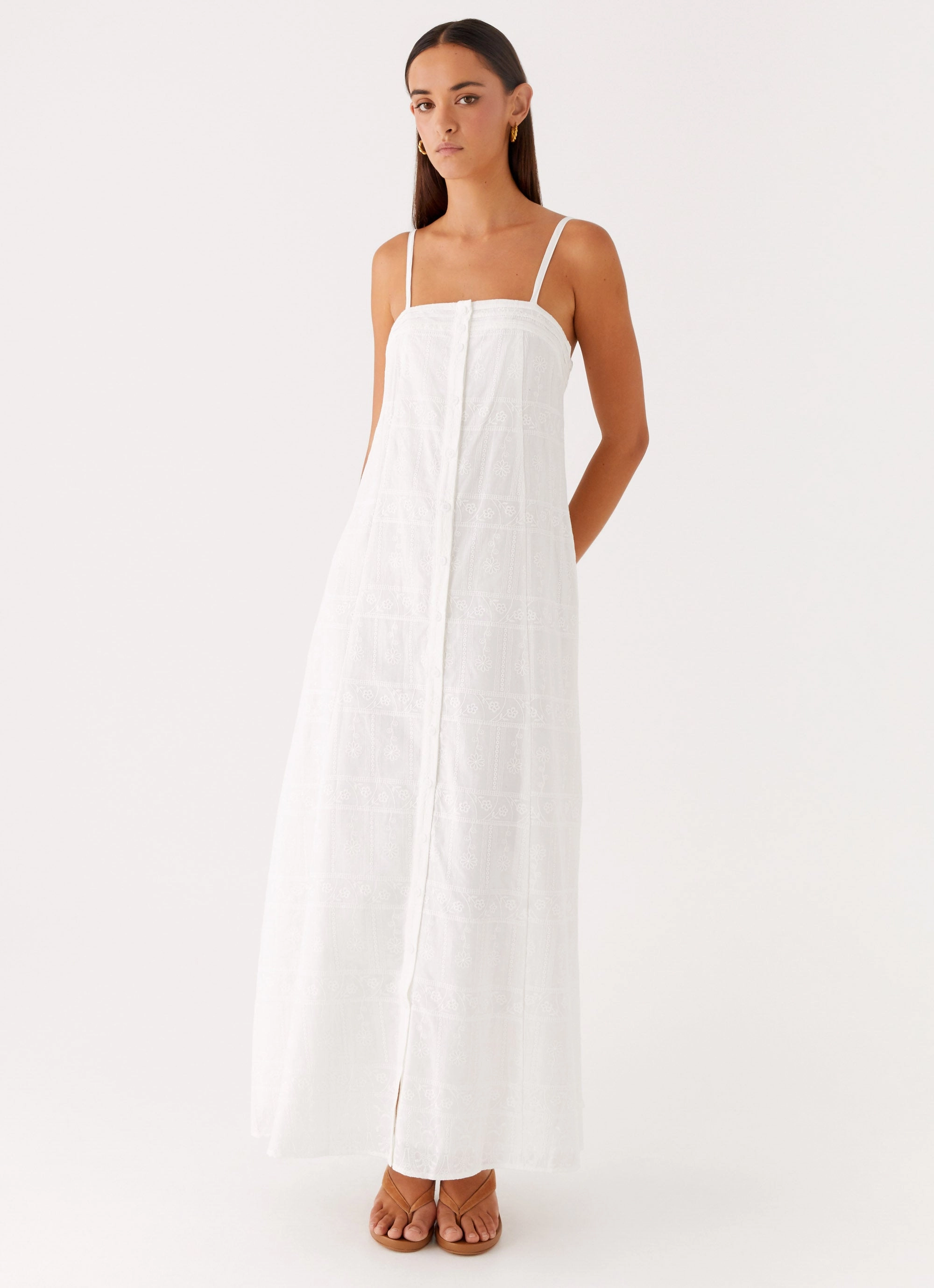 Bold Fashion Subtle Charm Cole Maxi Dress - White
