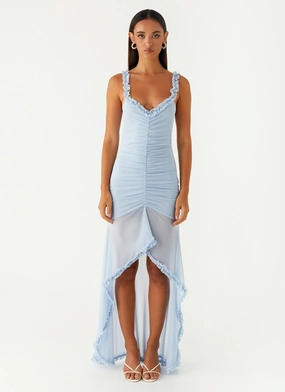 Luxurious Feel Belinda Maxi Dress - Blue