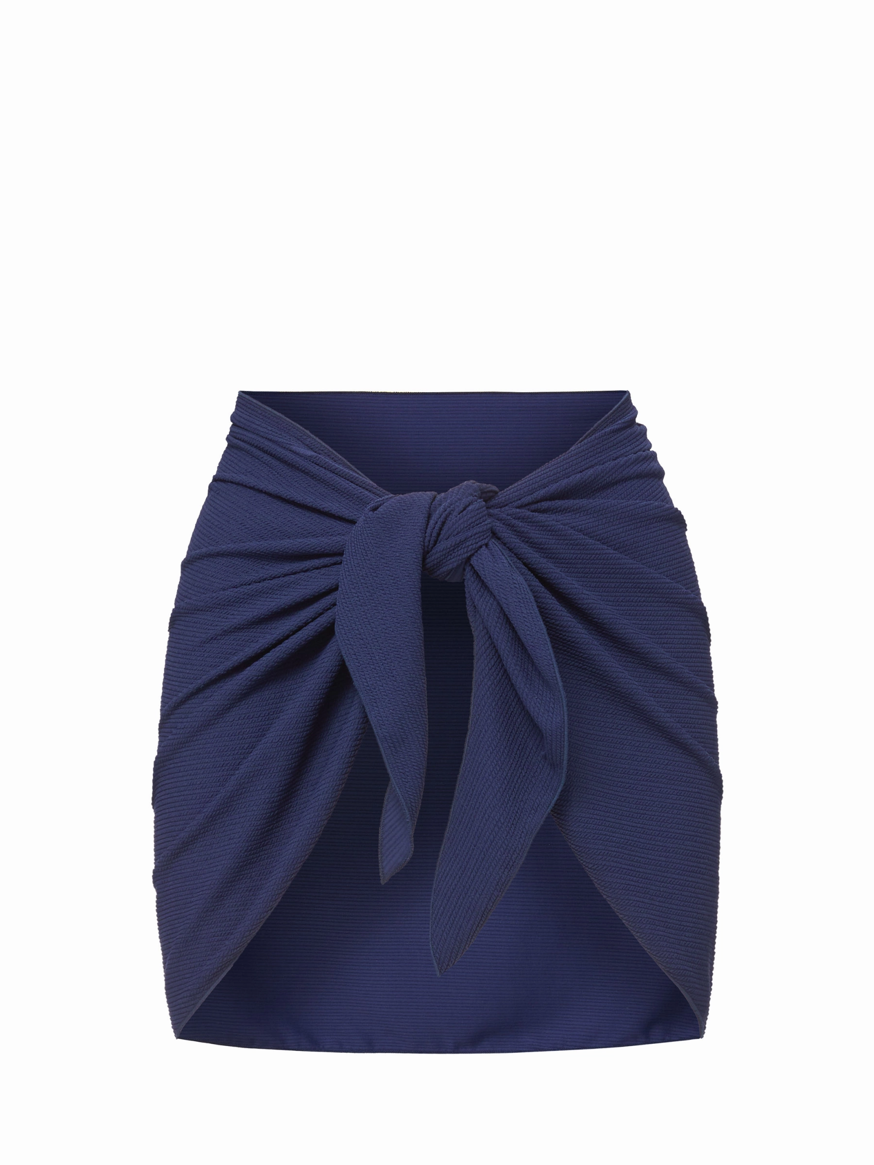 Liv Sarong in Navy Texture Quick Dry Liner