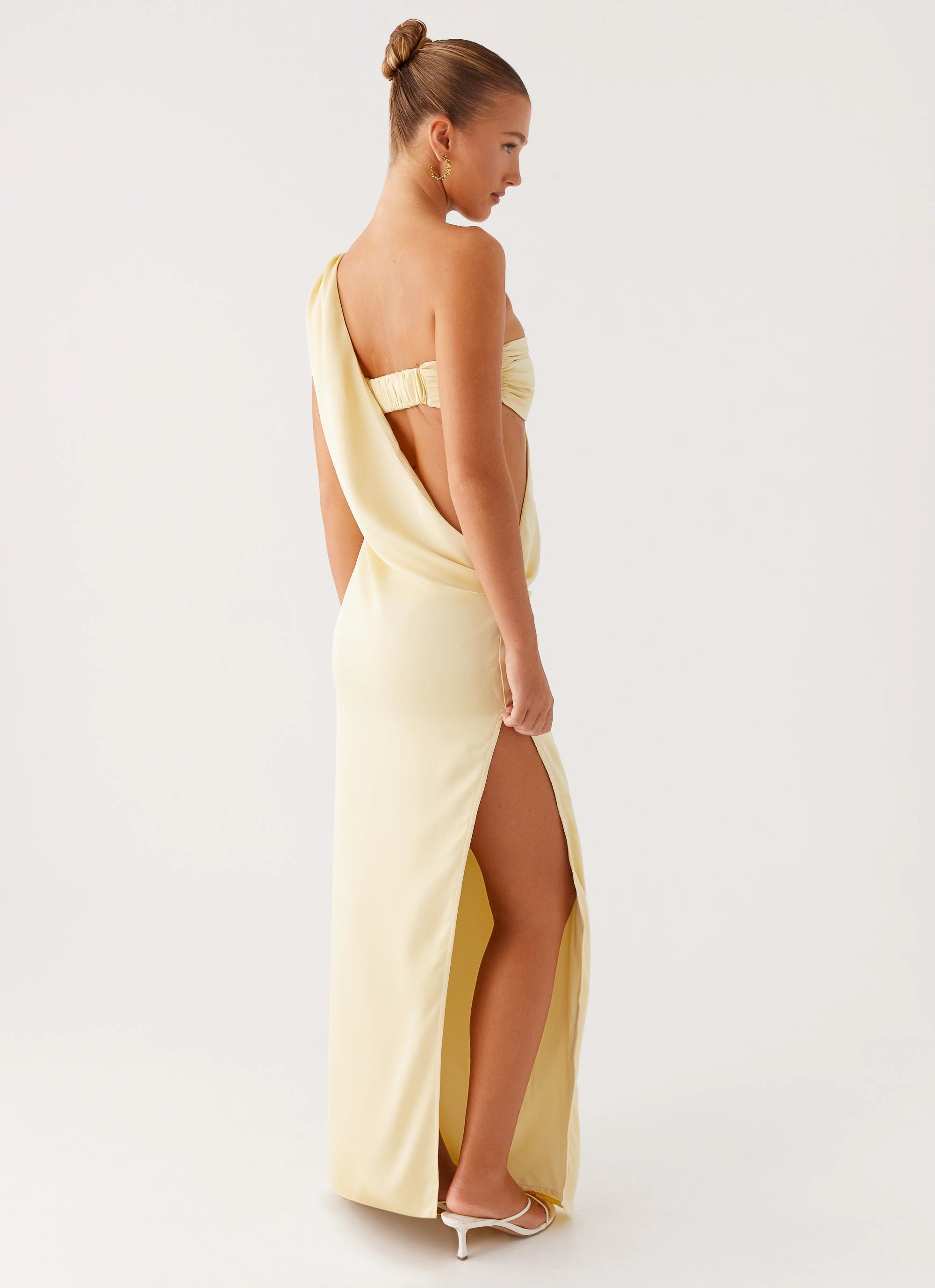 Casual and Stylish Blush Glow Cooper Maxi Dress - Yellow