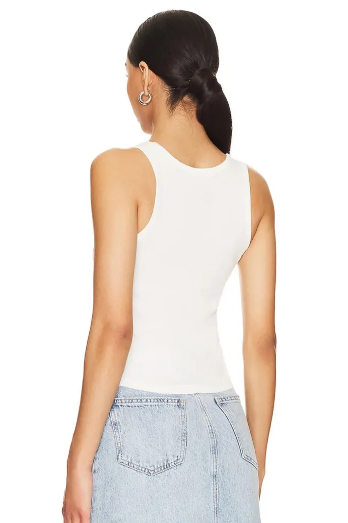 Coors Light 1980 Ribbed Tank DoubleLayered Collar Quick Access Slit