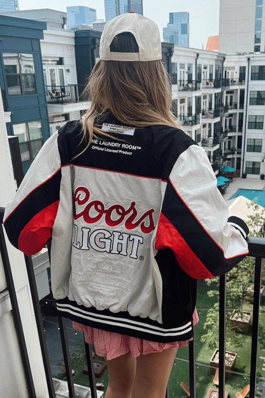 Coors Light Official Team Racing Jacket- Black Mild Weather