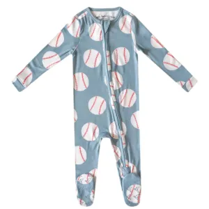 Copper Pearl Zip-Up Footie / Slugger