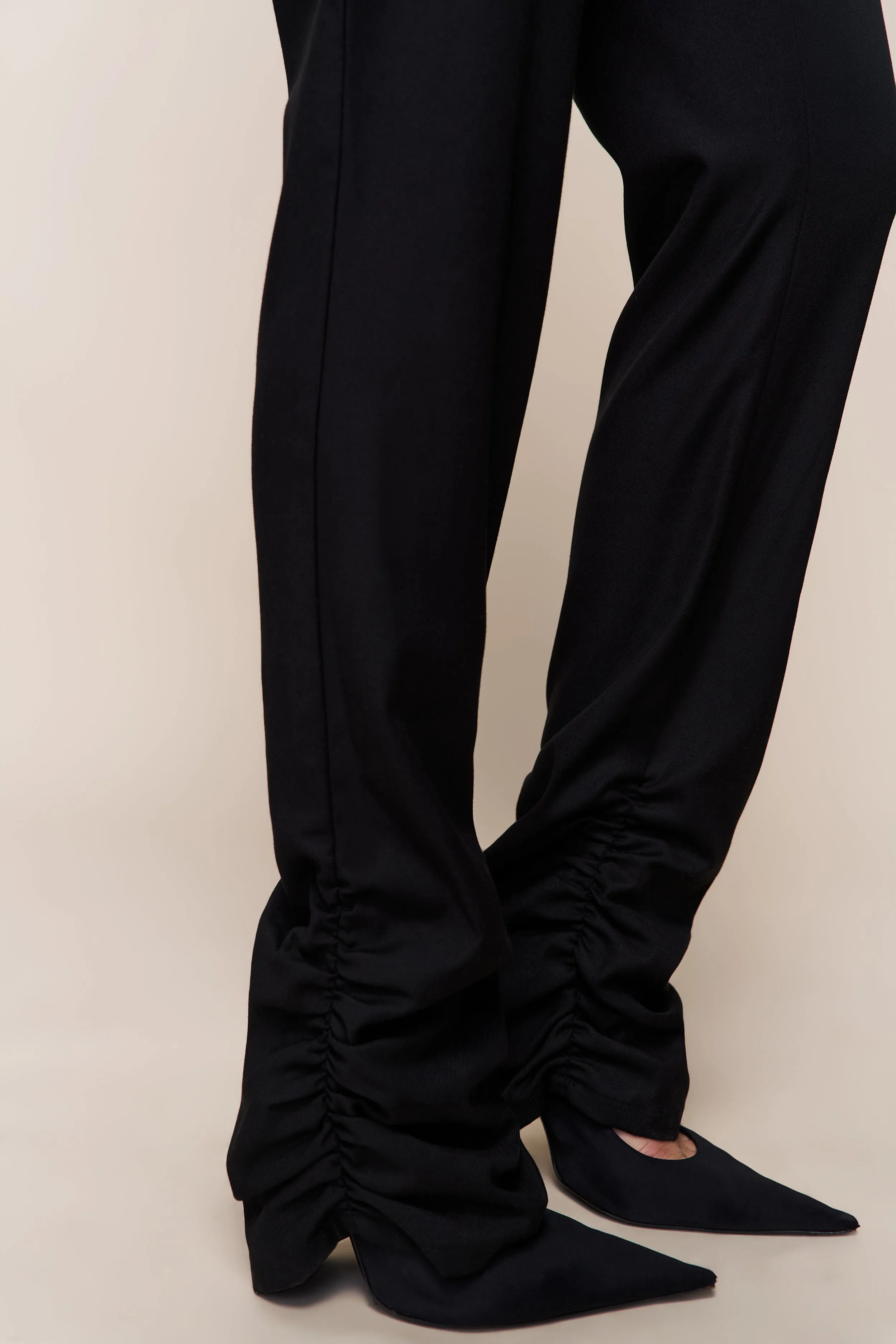 Versatile Waist Cora Ruched Hem Pant