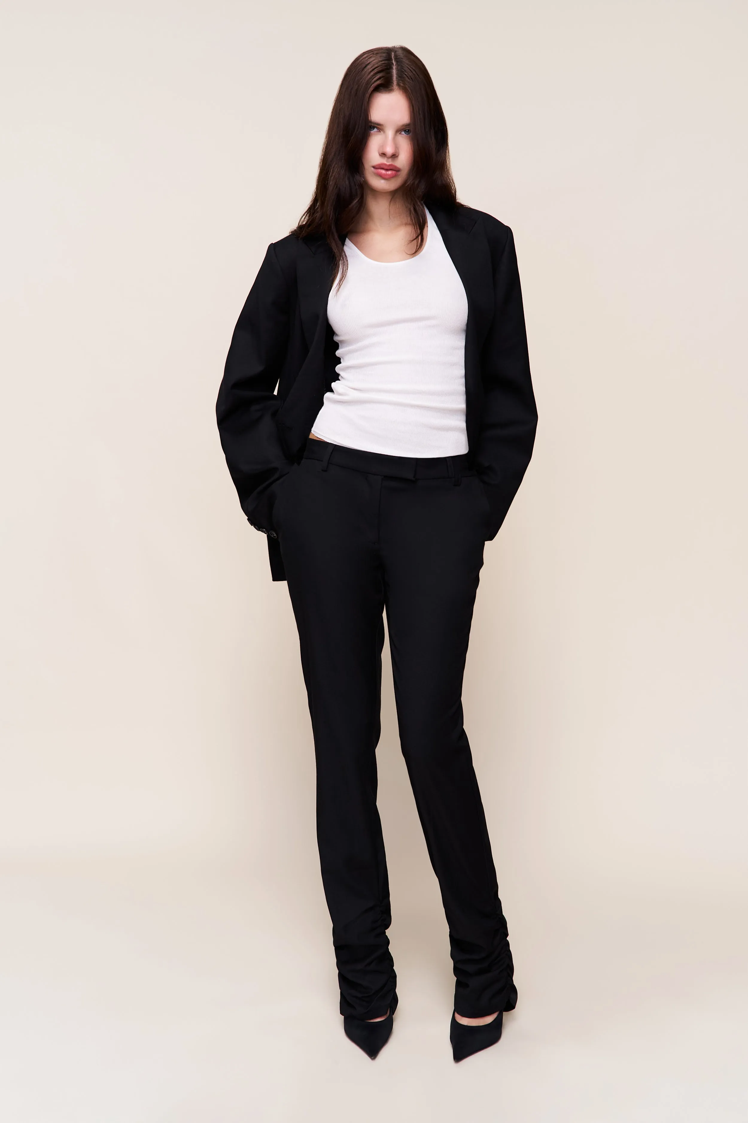 Quick Motion Cora Ruched Hem Pant