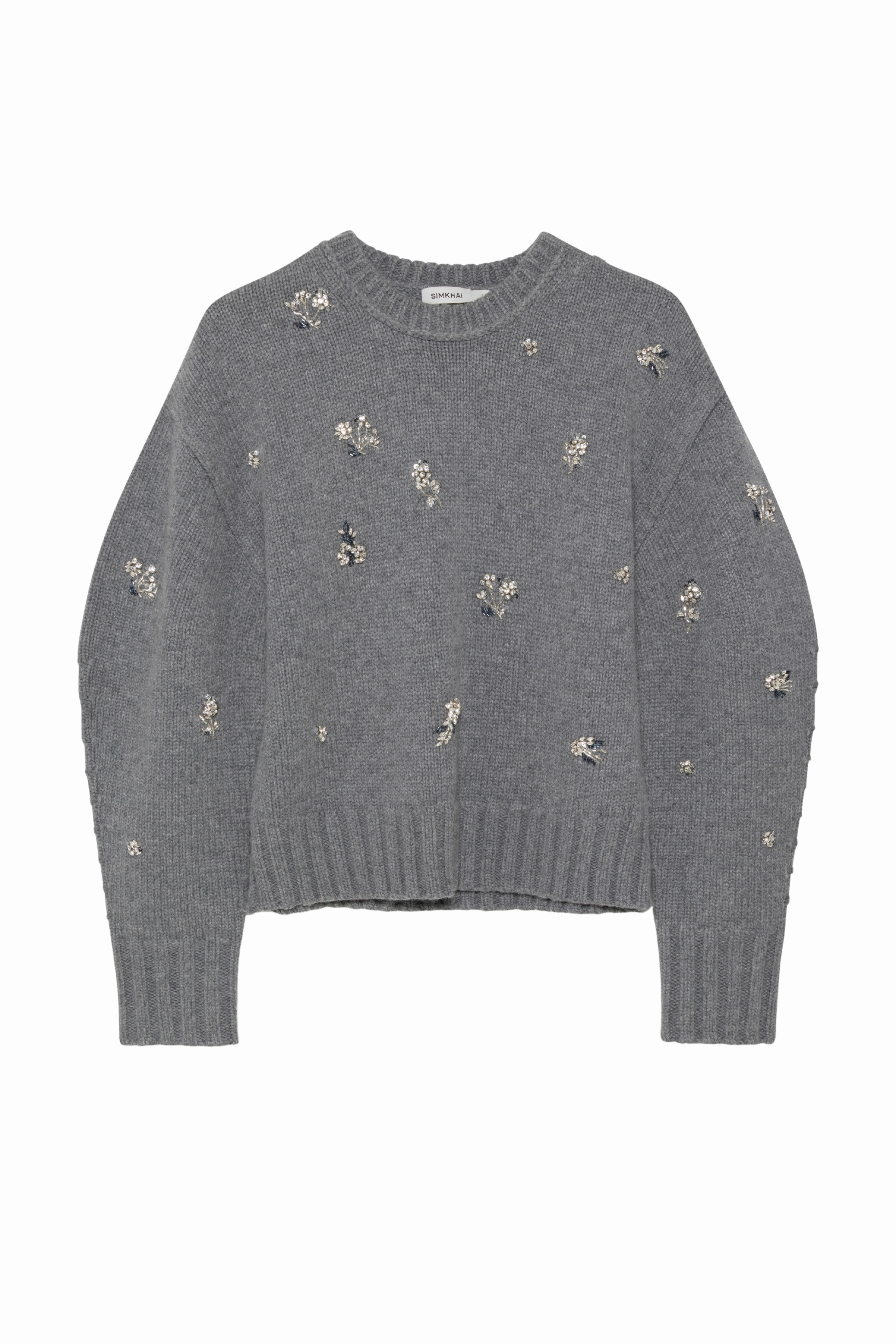 Coraline Crewneck Sweater Reinforced Hemline
