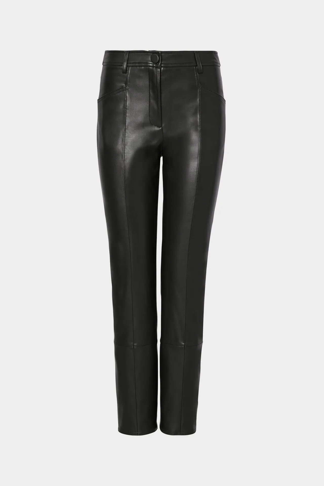 Rue Vegan Leather Pants Flattering Look
