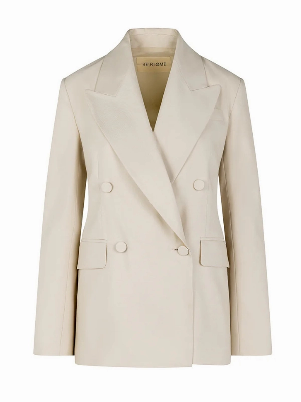 Costanza Blazer in Oyster Temperature Regulating Box