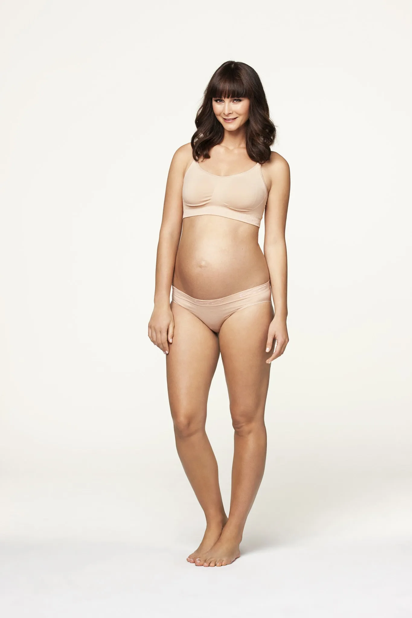 Cotton Candy Nursing Maternity Sleep Bra Nude - Cake