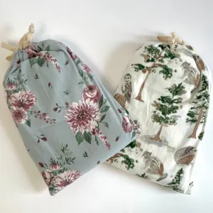 Cotton Flannel Pajama Pants in a Bag