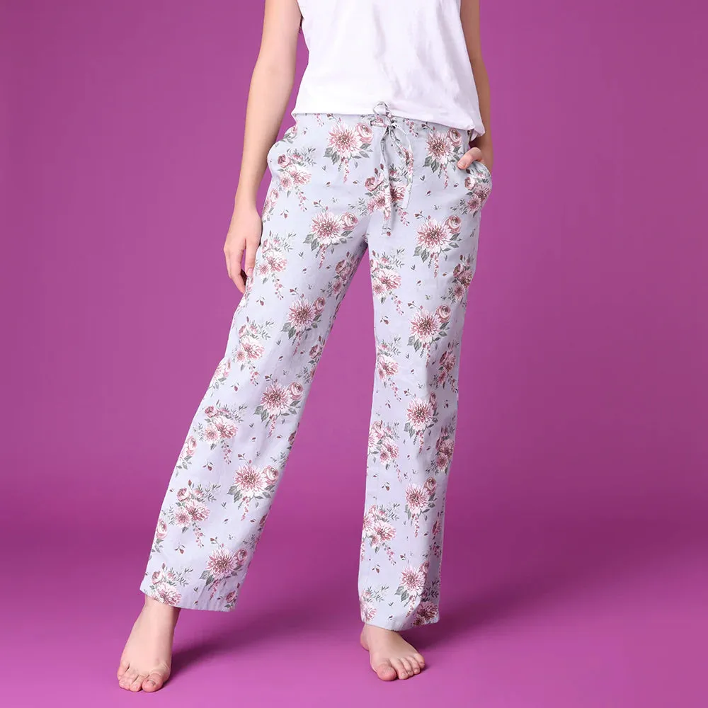 Cotton Flannel Pajama Pants in a Bag