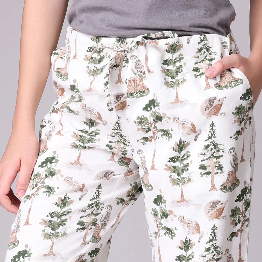 Cotton Flannel Pajama Pants in a Bag