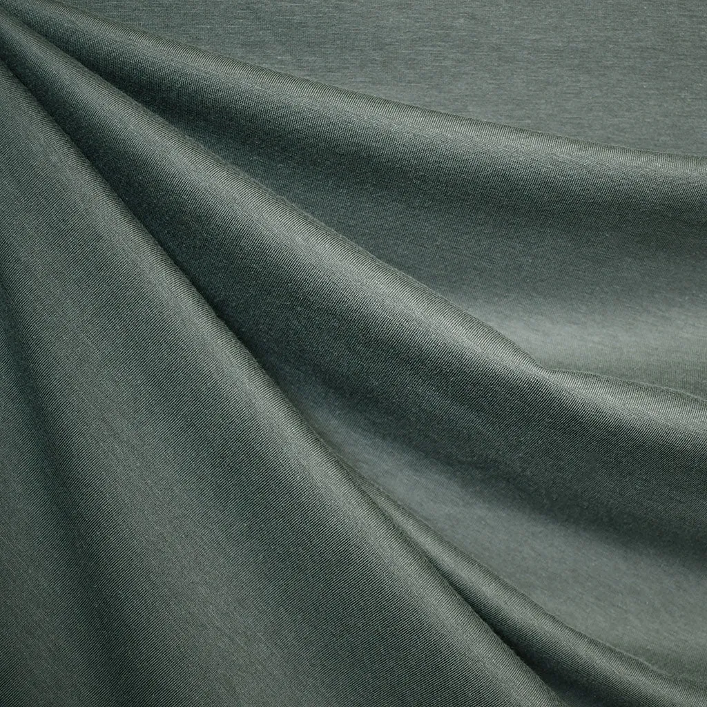 Cotton Modal Jersey Knit Solid Jade