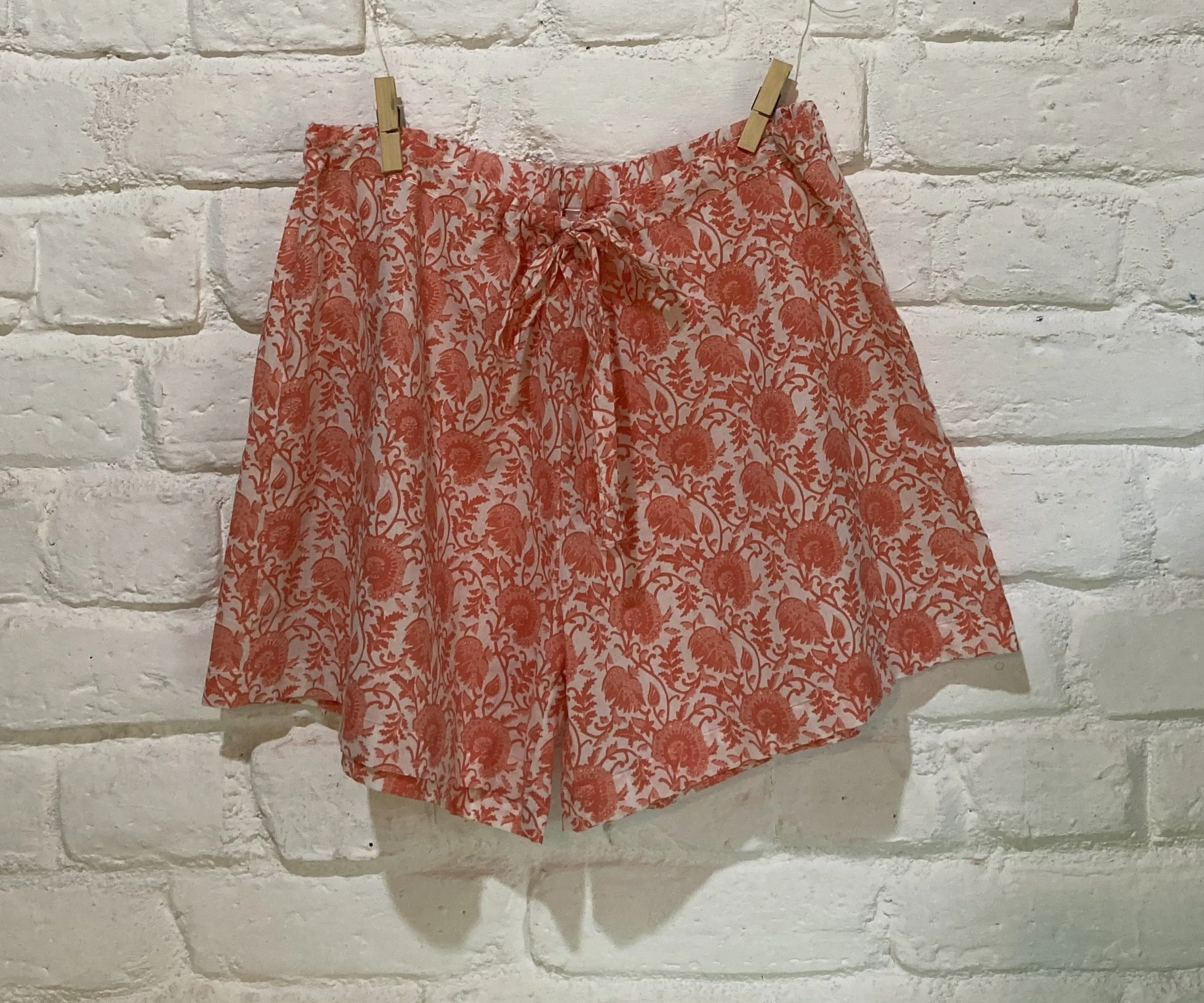 Cotton Pajama Shorts (Shorties)