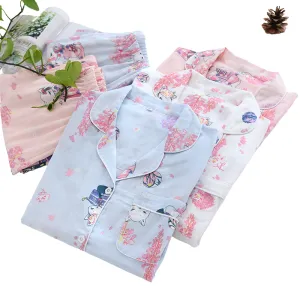 Cotton Two-Piece Pajama Set