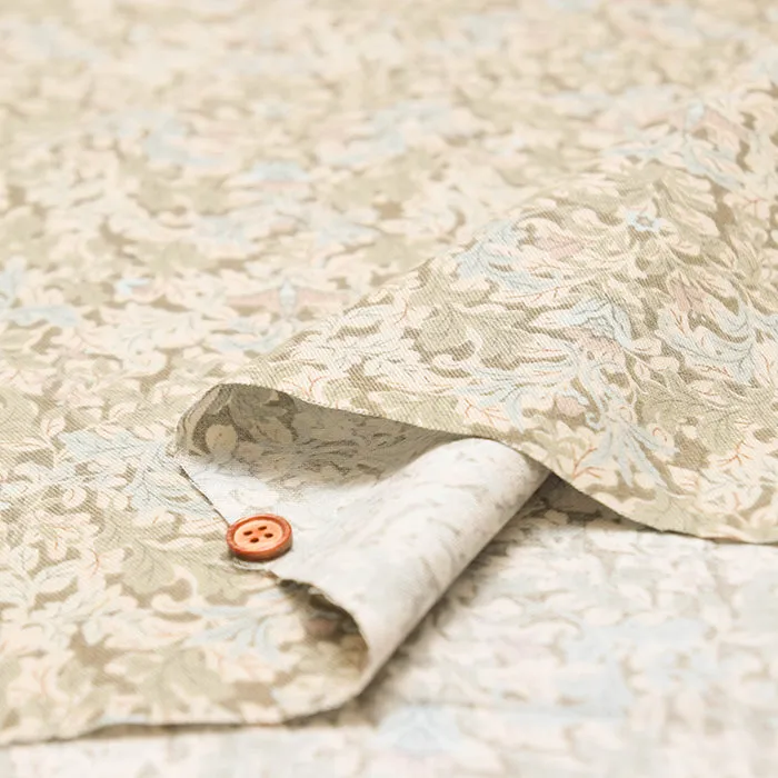 Cotton Viyella Brushed Print Fabric – Flower