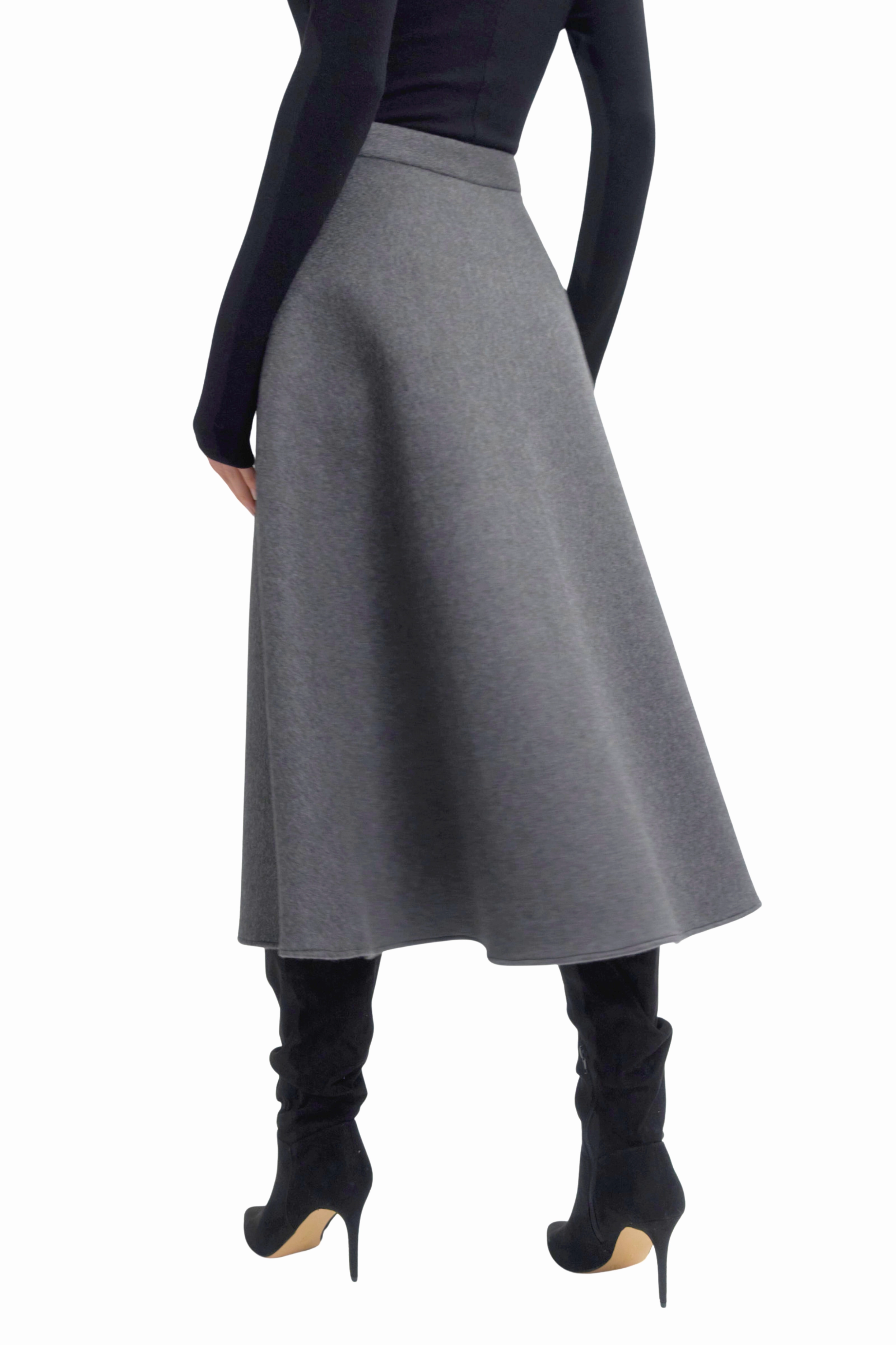 Circle Skirt with Slit Weekend Style