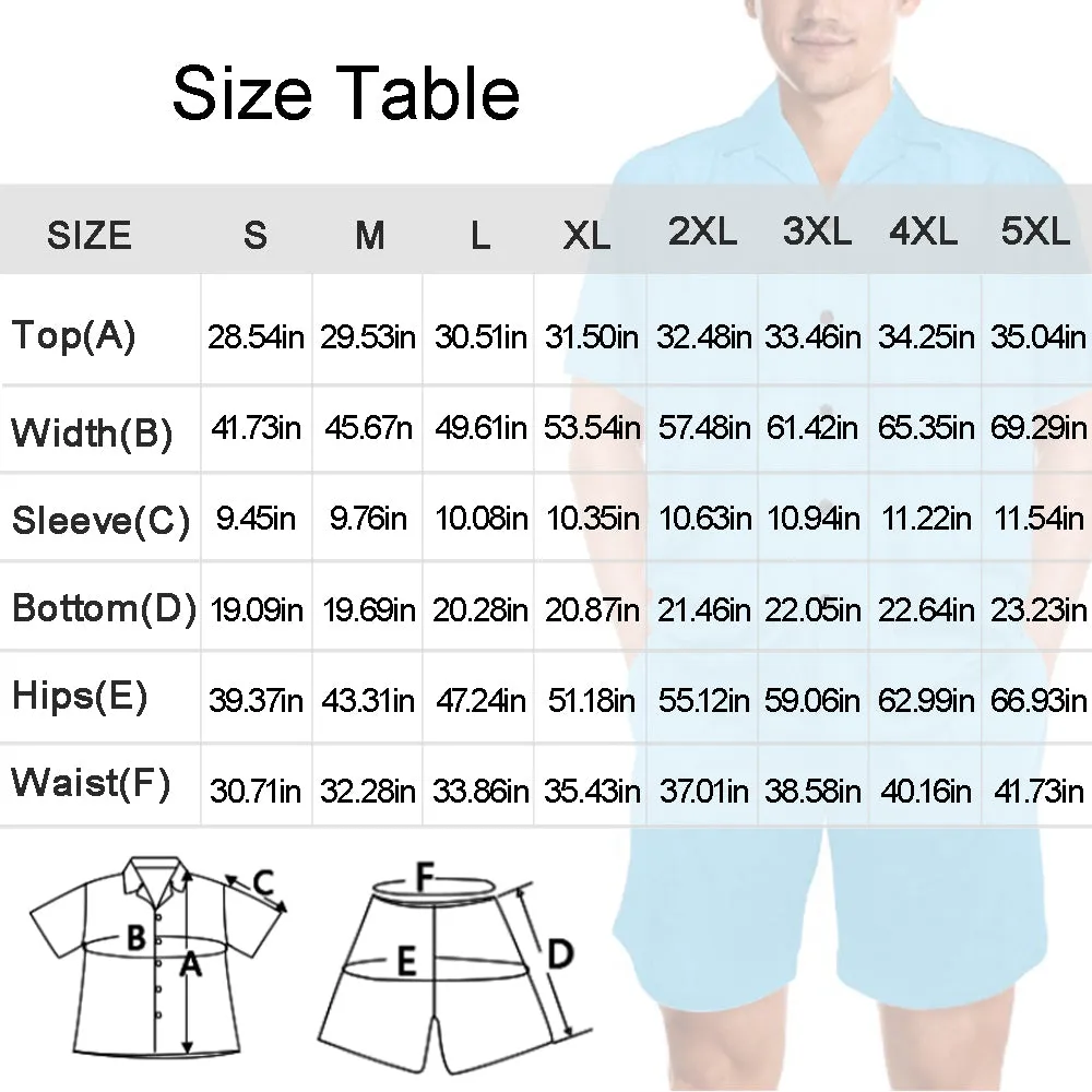 Couple Matching V-Neck Short Pajamas Custom Pet Photo Pajama Sets Sleepwear Loungewear For Pet Lovers