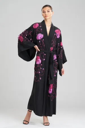 Couture Floral Embroidery Robe