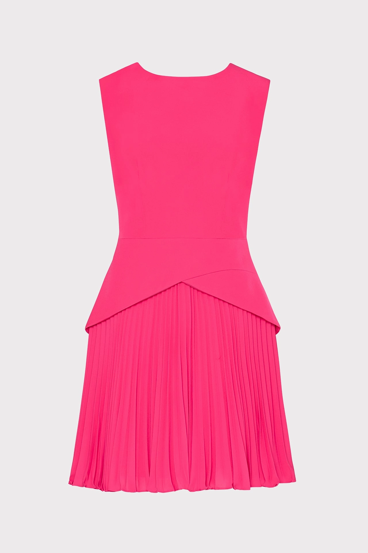 Drawstring-Waist Haddy Pleated Mini Dress