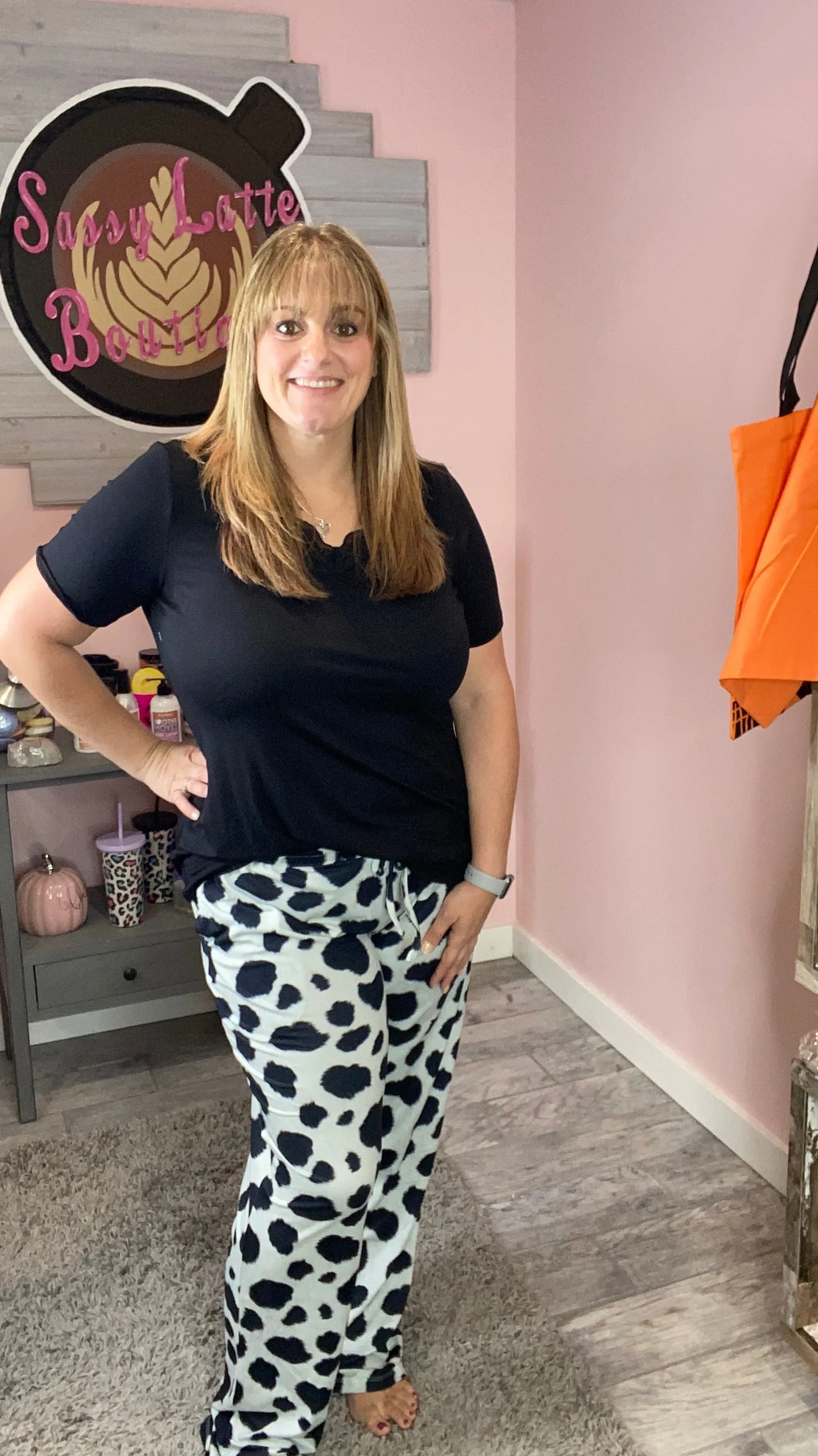 Cow Print Lounge Pants