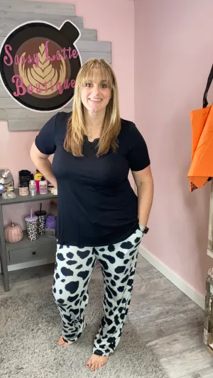 Cow Print Lounge Pants