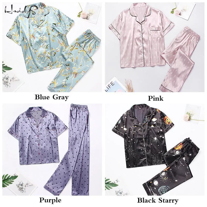 Cozy Chic: Women's Relaxed Fit Short Sleeve Pajama Set for Stylish Evenings