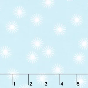 Cozy Cotton Flannels - Suns Blue Yardage