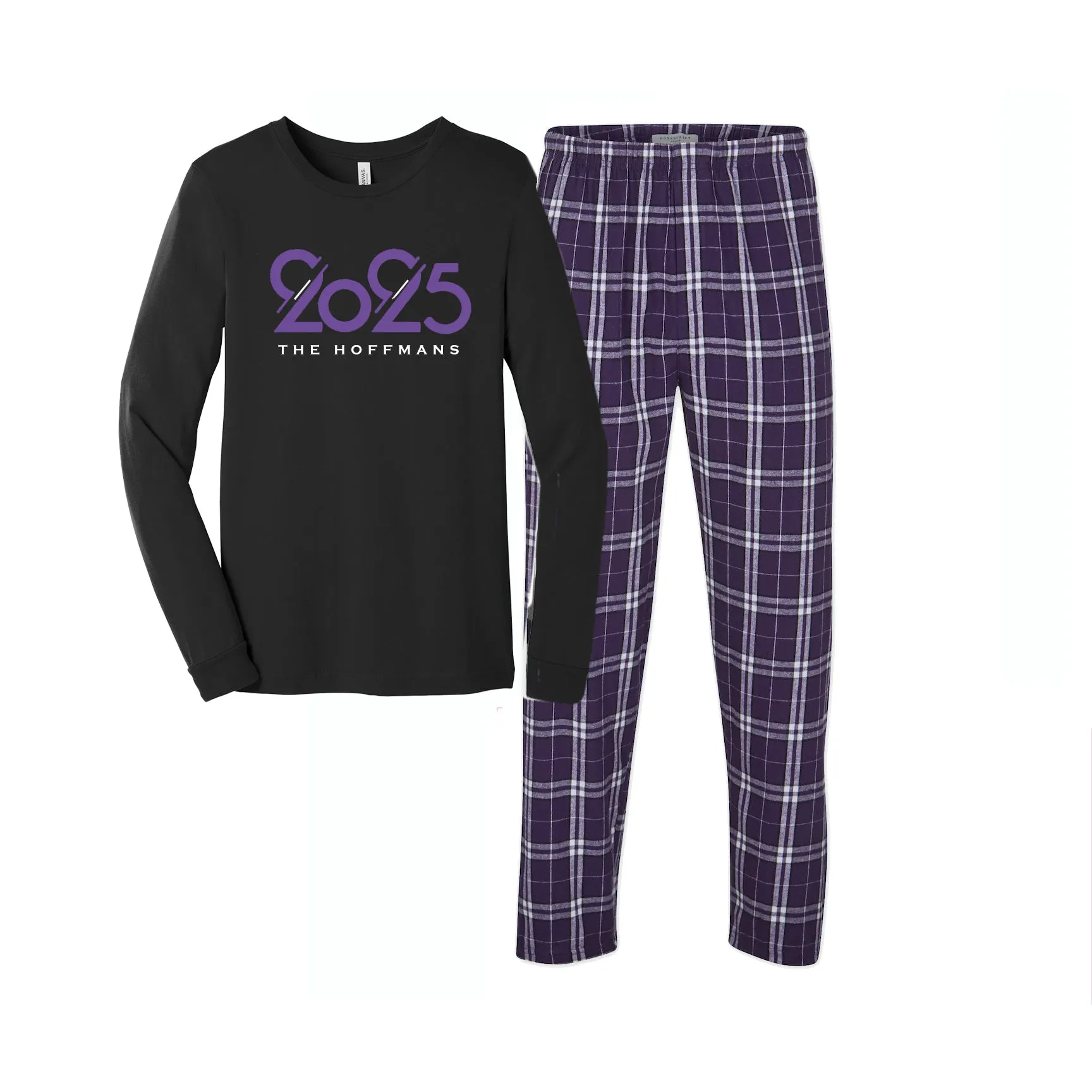 Cozy Countdown 2025 New Years Eve Pajamas - Purple