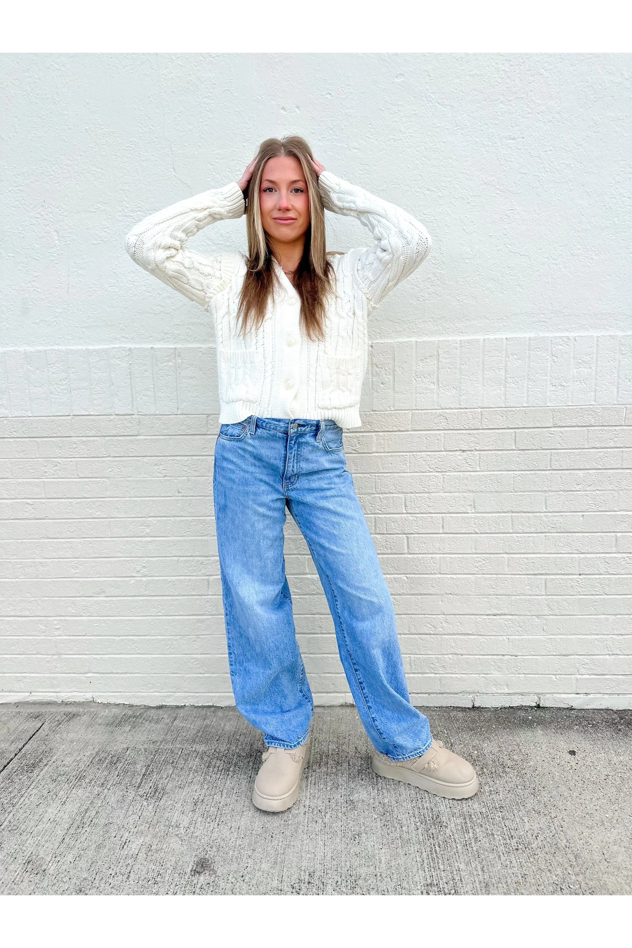 Cozy Stitches Cable Knit Cardigan