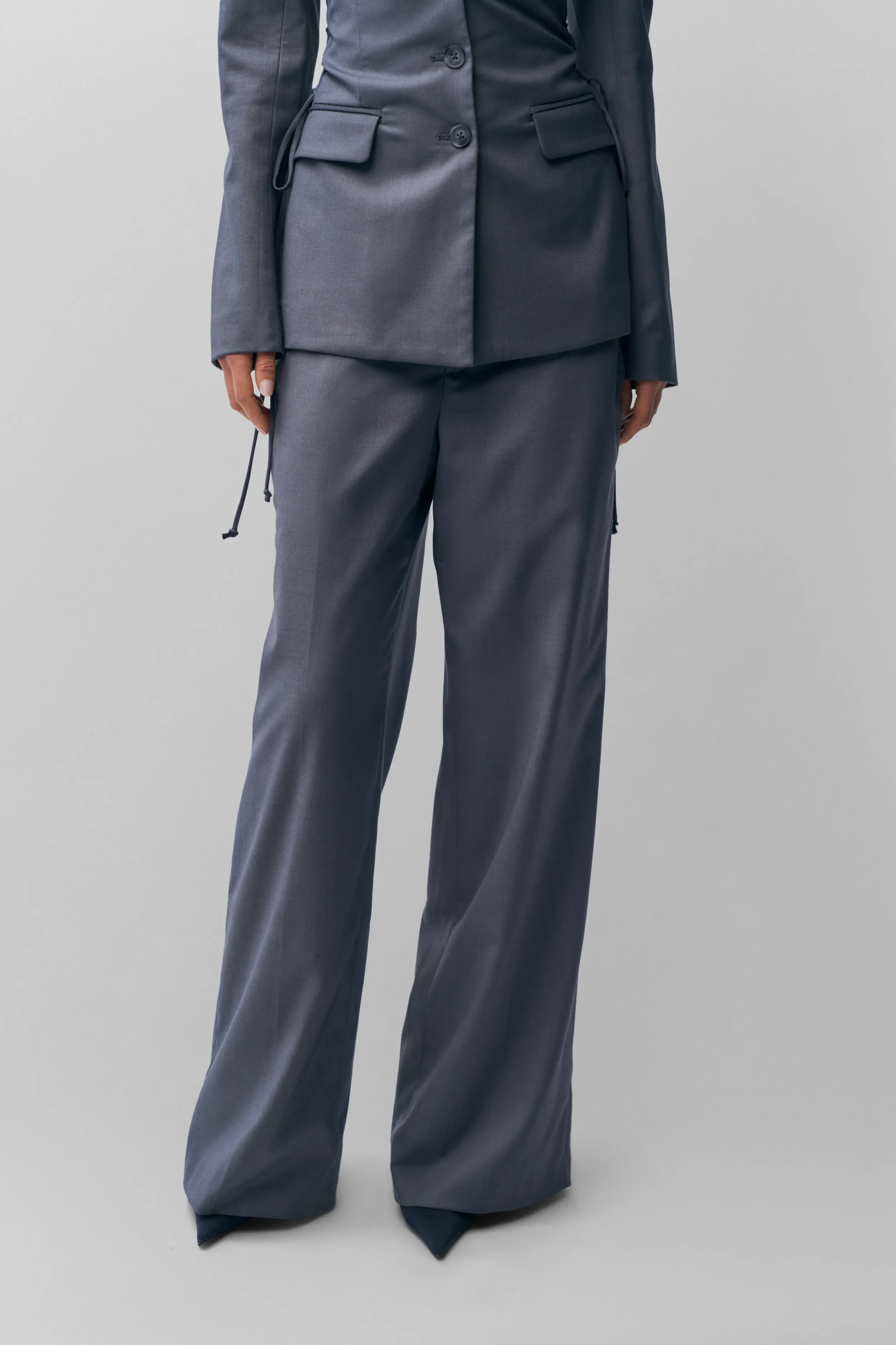 Seasonal Basic Laser cut Athalia Trouser