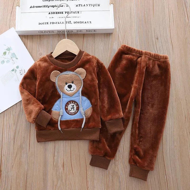 Cozy Winter Kids Pajamas | Top & Pants Set