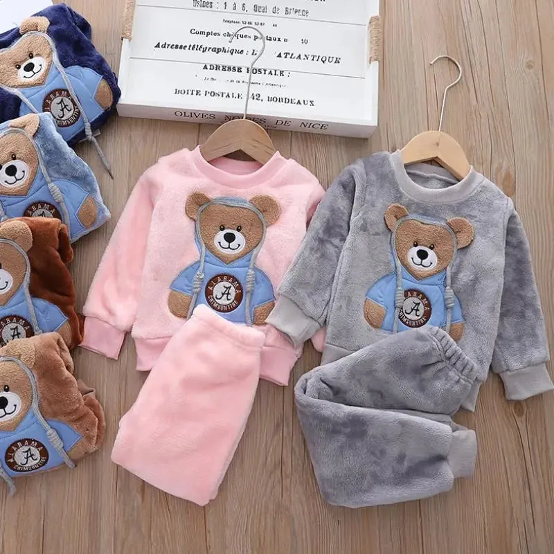 Cozy Winter Kids Pajamas | Top & Pants Set