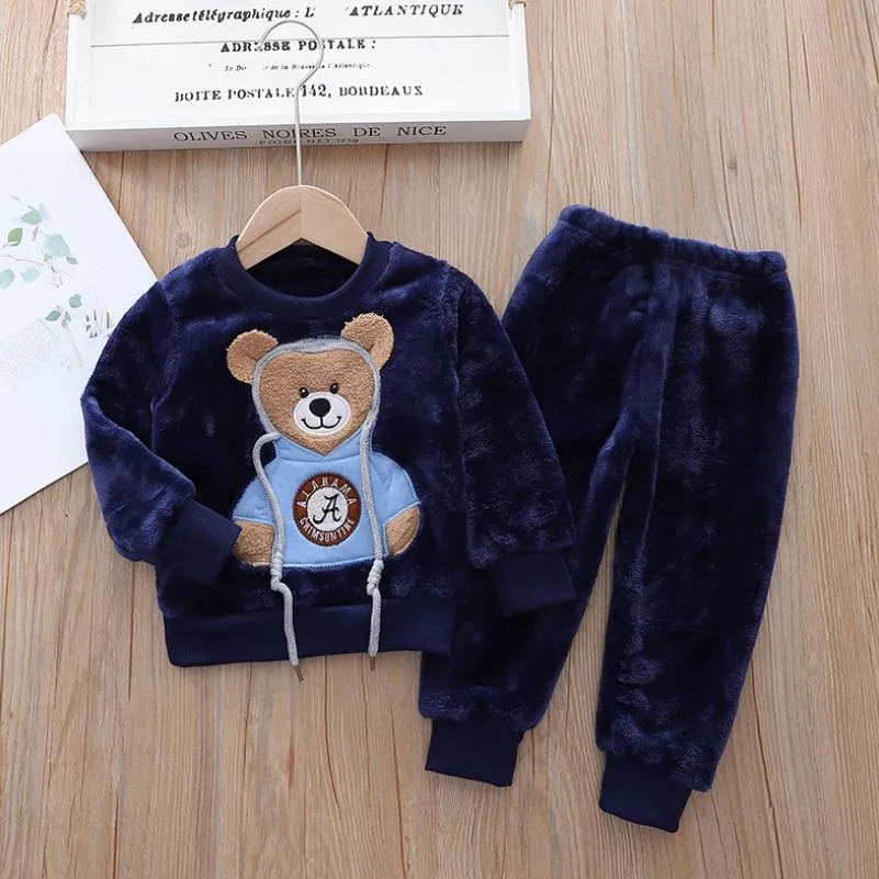 Cozy Winter Kids Pajamas | Top & Pants Set